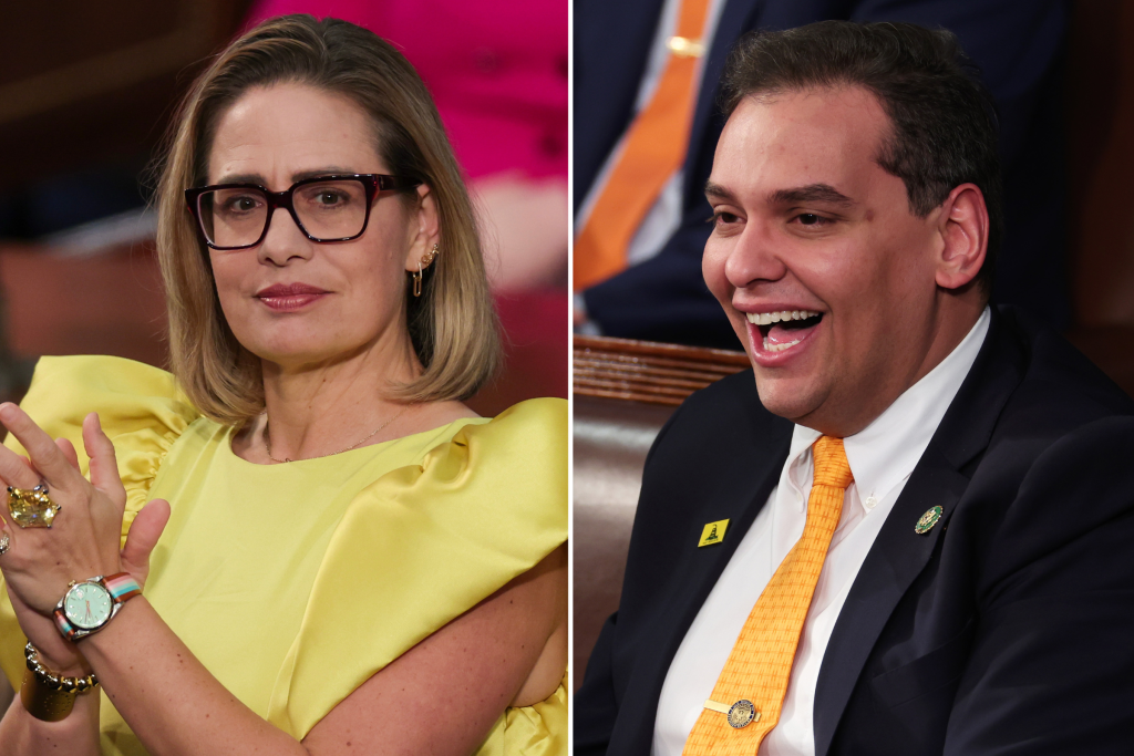 George Santos turns out to have discovered a pal in Kyrsten Sinema 1