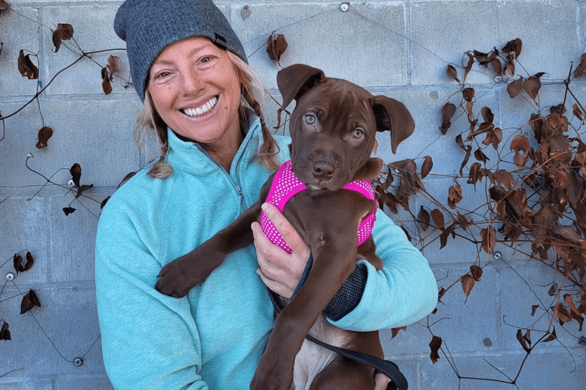 Sarah McLachlan adopts a pet from the Whistler Animal Refuge 7