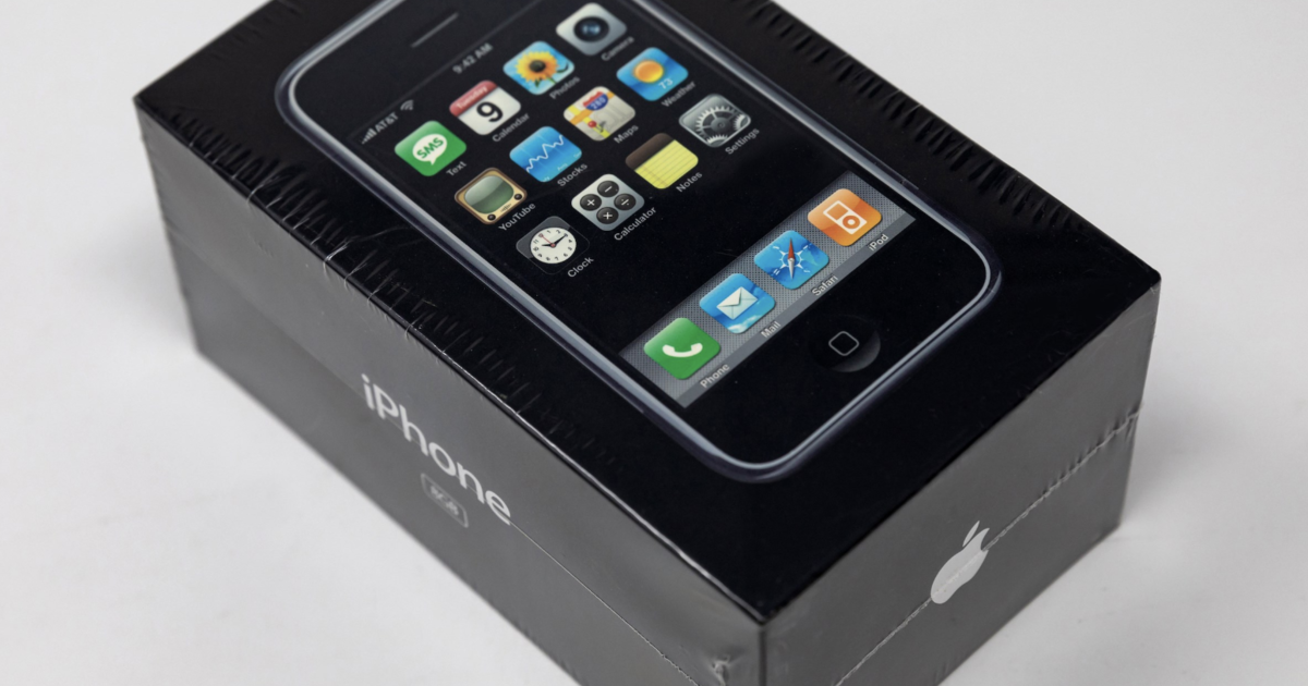 The first generation iPhone, still in the box, sells for more than $63,000 3
