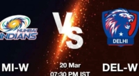 Get Ready for MI-W vs DEL-W TATA Women's Premier League Match 3