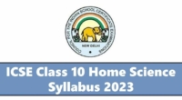 ICSE 2023 Home Science Exam Prep