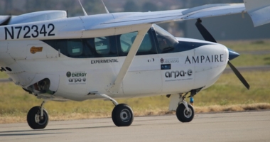 Electric Motor Powers Hybrid Aircraft