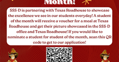 Celebrating Student Excellence with SSS-D and Texas Roadhouse