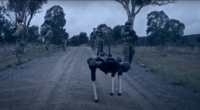 Australian Soldier Controls Robot Dog with Mind