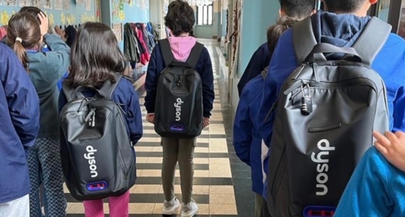 Dyson's Air Quality Backpack Empowers Students in Milan