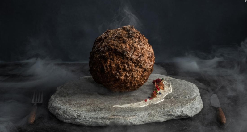 Lab-made mammoth meatball by Australian startup