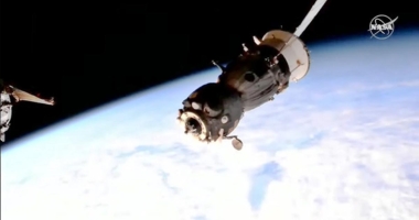 Damaged Soyuz spacecraft returns home.
