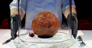 Lab-grown Woolly Mammoth Meatball.