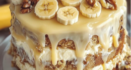 Banana Walnut Cream Cake – A Perfect Blend of Sweetness and Crunch 2