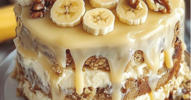 Banana Walnut Cream Cake – A Perfect Blend of Sweetness and Crunch 1