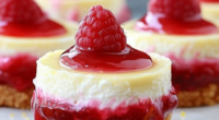 Mini Lemon Raspberry Cheesecakes Recipe 3