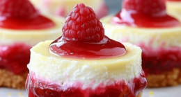 Mini Lemon Raspberry Cheesecakes Recipe 19