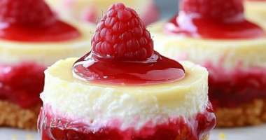 Mini Lemon Raspberry Cheesecakes Recipe 1