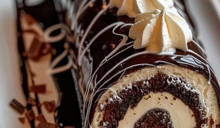 Chocolate Swiss Roll Delight Recipe 1