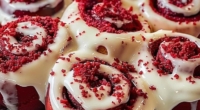 Red Velvet Cinnamon Rolls with Cream Cheese Icing: A Delicious Twist on a Classic Favorite 3