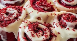 Red Velvet Cinnamon Rolls with Cream Cheese Icing: A Delicious Twist on a Classic Favorite 31