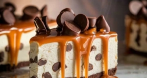 Salted Caramel Cheesecake: A Decadent Dessert with a Chocolate Twist 25