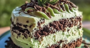 Peppermint Crisp Cake – A Decadent Treat with a Minty Twist! 39