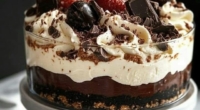 Indulge in this decadent Baileys Chocolate Cheesecake Trifle—a luscious dessert that’s as delightful to eat as it is to behold! 3