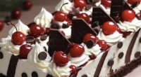 Black Forest Roll Cake: A Chocolate-Cherry Masterpiece! 3