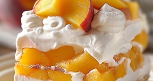 No-Bake Peach Split Cake 14