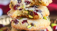 Buttery Cranberry Pistachio Shortbread Cookies Recipe 3