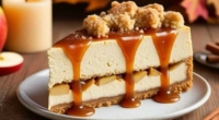 Salted Caramel Apple Cheesecake Delight 3