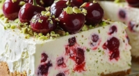 Luscious Lemon-Lime Cherry Pistachio Cheesecake Recipe 3