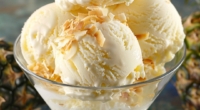 Tropical Pineapple Coconut Ice Cream Recipe 3