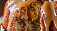 Irresistible Apple Pecan Cake with Caramel Glaze Recipe 3