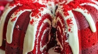 Decadent Layered Red Velvet Cheesecake Bundt Cake Recipe 1