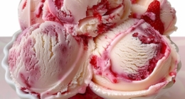 Refreshing Strawberry Swirl Ice Cream Recipe 2