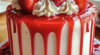 Strawberry Seismic Cake Recipe 3