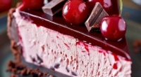 Irresistible Cherry Chocolate Cheesecake Recipe 3