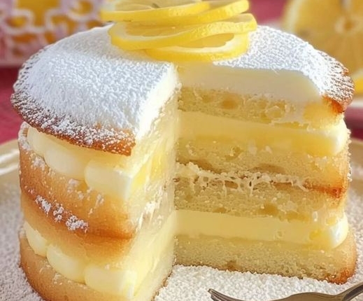 Lemon Custard Cake Recipe 1