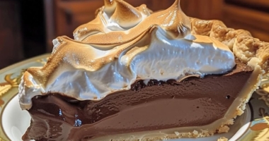 Old Fashioned Chocolate Pie with Fluffy Golden Meringue Recipe 1