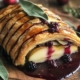 Baked Pear & Sage Wellington with Ricotta & Berry Reduction 17