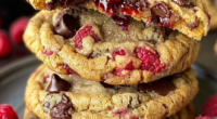 Raspberry Chocolate Chip Cookies: A Delectable Fusion of Sweet and Tart 3