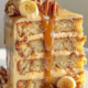 Caramel Banana Pecan Cake Recipe 🍰 88