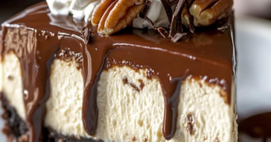 Chocolate Cheesecake with Nuts and Coconut 1