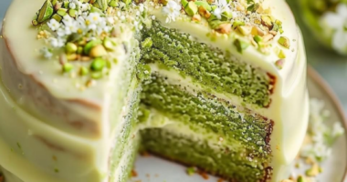 White Chocolate Pistachio Cake: A Decadent and Elegant Dessert 1