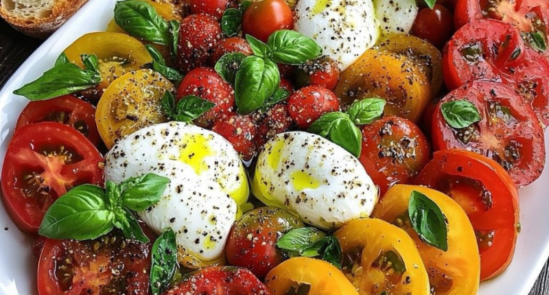 Burrata Caprese Salad: A Fresh Italian Delight 1