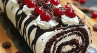 Black Forest Swiss Roll Cake! 3