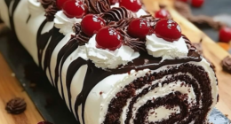 Black Forest Swiss Roll Cake! 54