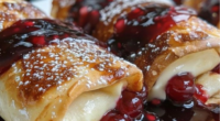 Cheese and Cherry Pie Chimichangas: A Sweet Twist on Dessert 3