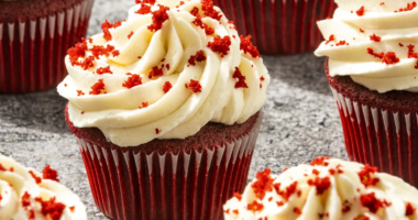 Velvety Red Velvet Cupcakes 1