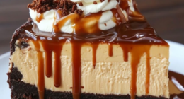 Caramel Chocolate Coffee Cheesecake Recipe 19