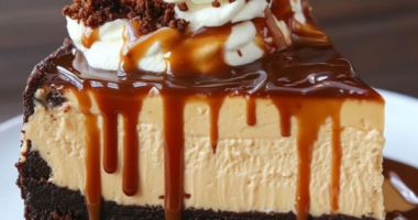 Caramel Chocolate Coffee Cheesecake Recipe 1