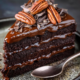 Decadent Chocolate Caramel Cake with Walnuts and Coconut 8