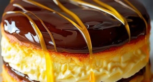 Indulgent Chocolate Caramel Boston Cream Pie Delight: A Decadent Treat 13